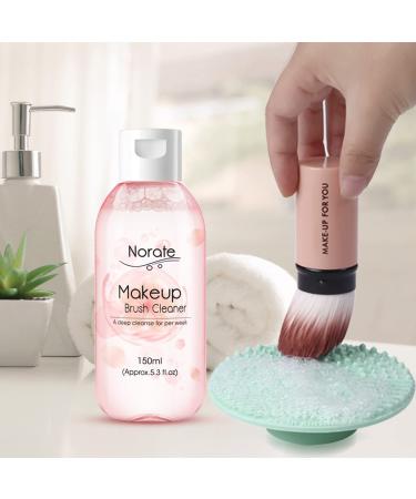 Norate Makeup Brush Cleaner - Deep Clean Solution for Brushes Sponges & Puffs | Cruelty-Free & Gentle Formula - 5.3 FL.OZ - Buy Online on GoSupps.com