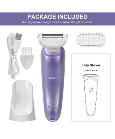 Women's Electric Razor - Painless Body Hair Removal - Wet & Dry - Rechargeable - Buy Online on GoSupps.com