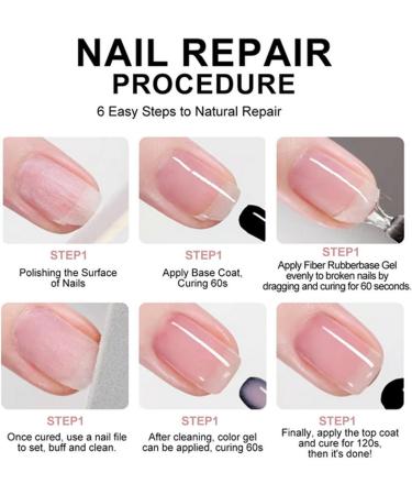 Broken Nail Repair Kit | 5g Glue Tweezers Nail File Nail Repair Gel | Crack Brush File for Women and Girls Manicure Care Daily Maintenance - Buy Online on GoSupps.com