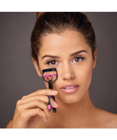Eyelash Curlers with Comb Stainless Steel Lash Curler Quick Eye Makeup Accessory with 5 Replacement Refills for Women Girl Lash Curler with Comb - Buy Online on GoSupps.com