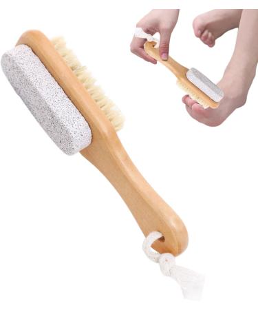Foot Pumice Dual-Function Foot Pumice Scrubber - Efficient -Shaped Foot Pumice Stone for Feet Dead Dry Skin Removal Callus Cracked Heels - Buy Online on GoSupps.com