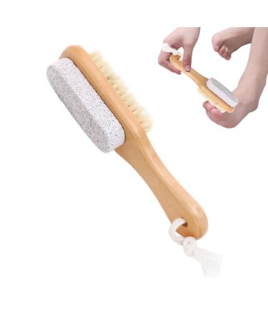 Vbnuyhim Pumice Stone for Feet | Soft Dual-Function Shower Foot Scrubber - Efficient -Shaped Foot Pumice Stone for Feet Dead Dry Skin Removal Callus Cracked Heels