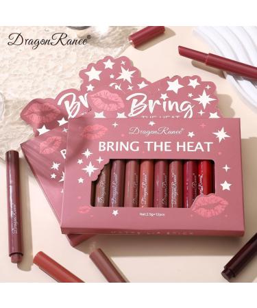 Buy 12 Colors Dewy Melting Lipstick - High-Shine Gloss Finish | Vibrant Lip Stain for Women | International Shipping Available - Buy Online on GoSupps.com