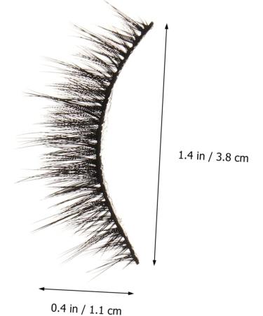 Angoily 15 Pairs Short False Eyelashes Art Eyelashes 3d Synthetic Eyelashes False Eye Lashes Fake Cosmetic Eyelashes Faux Dramatic Eyelashes Fake Eyelash Artificial Fiber Major 6d Extend - Buy Online on GoSupps.com