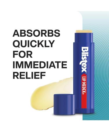 Blistex Lip Medex Stick 0.15 oz Each Advanced Hydration Medicated Relief with Cooling Soothes and Protects Restores Healthy Moisture Balance to Lips 3 Count 1 Pack 3 Count (Pack of 1) - Buy Online on GoSupps.com