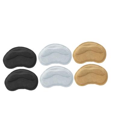 FOMIYES 3 Pairs Heel Sticker High Heels Heeled Boots Shoe Grips Liner Foot Pads for Heels Shoe Inserts for Women Soft Foot Pads Women's High-Heel Boots Nubuck Calfskin Sports Shoes