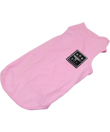 Shop Stylish Dog Clothing for Small Dogs - Soft & Breathable Cotton Sunscreen T-Shirts Costumes & More (M Pink) - Buy Online on GoSupps.com