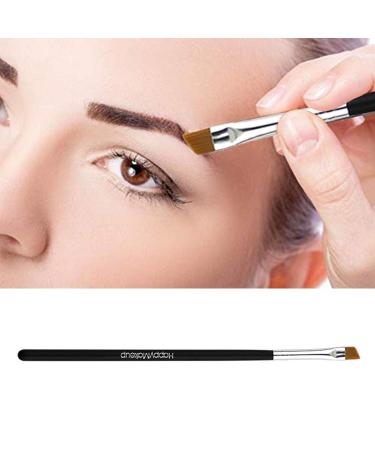 Eyebrow Brush with Beveled Wooden Handle - Perfect for Eyebrow Powder & Gel | Buy Online Internationally - Buy Online on GoSupps.com