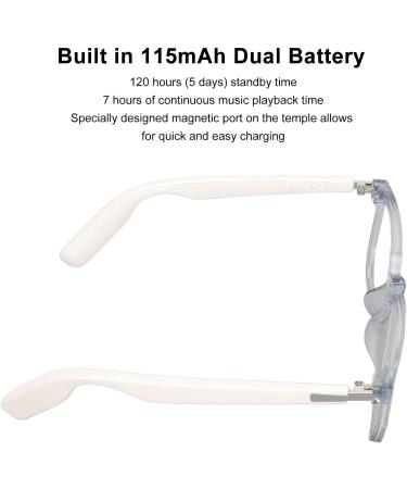 Intelligent Open Ear Bluetooth Glasses | IP67 Waterproof Touch Control Music Player & Freis Prech for Sports & Travel - Buy Online on GoSupps.com