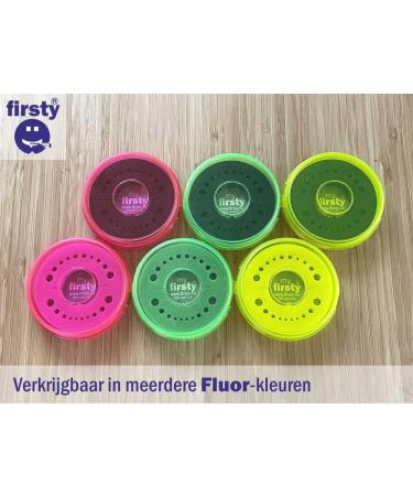 FIRSTY MICHTWAHNDING Round Fluor - Limited Edition Fluor Gelb/Schwarz | Includes Log Booklet Fridge Magnet & Hurray Sticker | Perfect for Boys & Girls - Buy Online on GoSupps.com