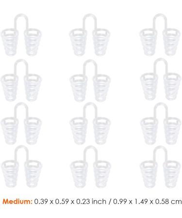Premium Nose Relief Nasal Dilator (12-Pack Size M) - Hard Silicone with Cone Ventilation Openings | Perfect Solution for Nasal Atmon - Buy Online on GoSupps.com