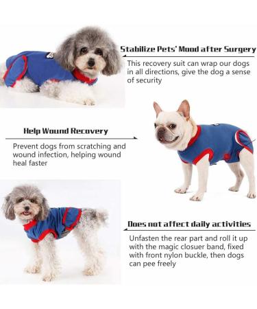 MightyDuty Dog Body After Op Cotton Wound Protective Suits - Breathable & Comfortable for Dogs | International Shipping - Buy Online on GoSupps.com