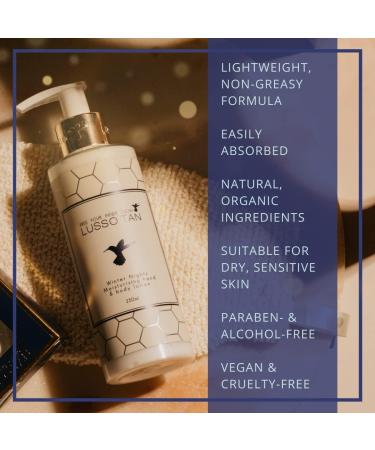 Tan Extending Moisturiser for Face and Body. Lusso Tan Winter Nights Anti-Ageing Moisturising Lotion. Organic Vegan and Cruelty-Free Aftersun Skincare. Moisturise Skin to Prolong Life of Fake Tan - Buy Online on GoSupps.com