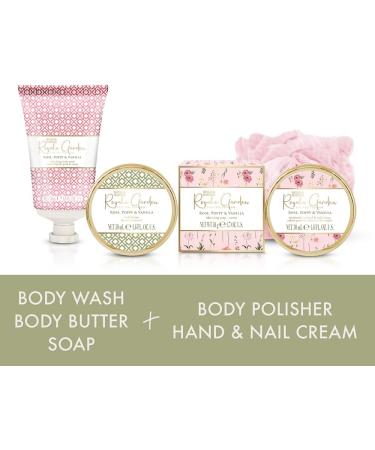 Baylis & Harding Royale Garden Rose Poppy & Vanilla Luxury Pamper Keepsake Tin Gift Set - Vegan Friendly - Buy Online on GoSupps.com