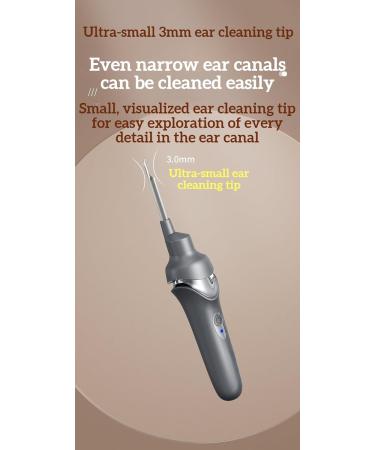 Rechargeable Electric Ear Cleaner - USB LED Light Soft Tips Low Noise & Smart Temperature Control - Buy Online on GoSupps.com