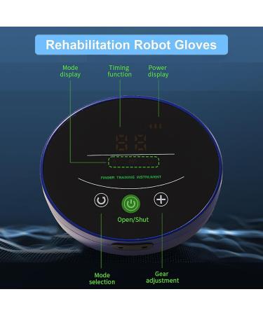 Rehabilitation Robot Gloves Finger Orthosis Stroke Hemiplegia Rehabilitation Training Equipment Finger Rehabilitation Gloves for Hand Function Recovery(Size:S Color:blue Left Hand) Small blue Left Hand - Buy Online on GoSupps.com