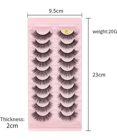 UAMOU Lashes Volume Fluffy Dense Russian Curling Fake Eyelashes Mink Eyes Extension Russian Strip Lashes handmade Cheerfully (Color : 10pairs 7D-21 Size : 30 Boxes) - Buy Online on GoSupps.com