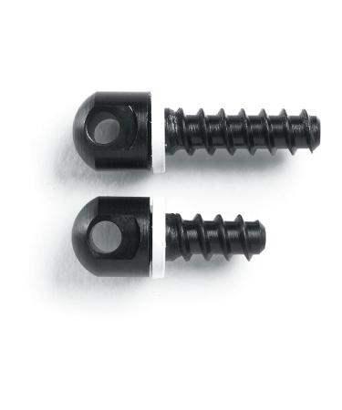 Uncle Mikes 115 RGS Sling Swivel Wood Screw Set One each 12-Inch and 34-Inch Screws Black Model:25200