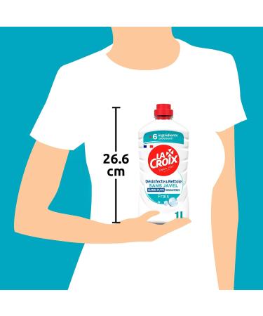 La Croix - Multi-Surface Household Cleaner Fresh Scent - Bleach Free - Disinfects and Cleans - 1 L Can - Buy Online on GoSupps.com