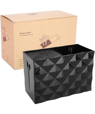 Hair Cutting Shaver Holder Storage Professional Hair Salon Hairdressing Tools Accessories Storage Box for Scissors Comb Hair Clip Organizer(BLACK) - Buy Online on GoSupps.com