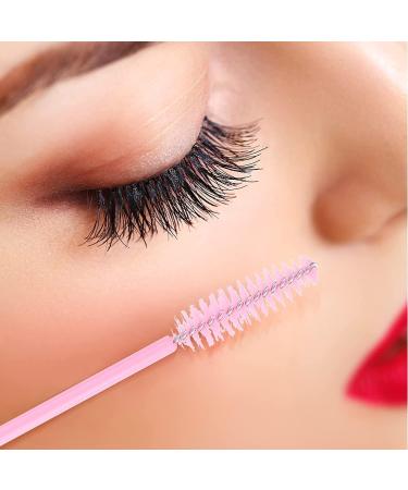 G2PLUS 200 PCS Pink Eyelash Brushes Spoolies - Disposable Mascara Wands for Eyelash Extensions | Eyebrow Spoolie Brushes - Pink Extension Brushes Kit - Buy Online on GoSupps.com