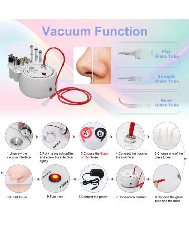 3 in 1 Diamond Microdermabrasion Tools - FAZJEUNE Professional Facial Skin Care Massager for Home Use Blackhead Remover & Anti-Aging Solution - Buy Online on GoSupps.com