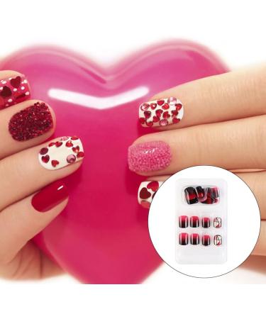 dijiusidy False Nail Perfect Matching Simple to Wear Fingernail Full Coverage Press Type Strong Viscosity Adjustable Paster Type 21 F741 Type 21 F741 - Buy Online on GoSupps.com