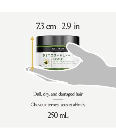 John Frieda Detox and Repair Masque/Mask for Dry Damaged Hair (250 mL) - Buy Online on GoSupps.com