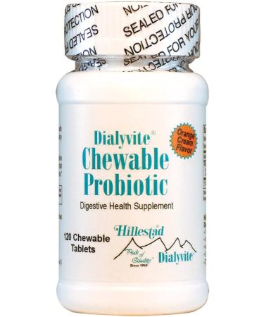 Dialyvite Chewable Probiotic - 120 Tablets
