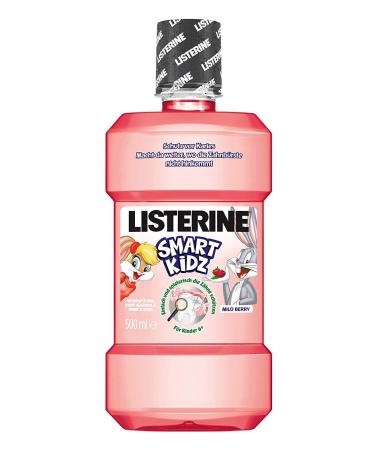 Listerine Smart Kidz Berry Mouthwash for children from 6 years Mouthwash with berry flavour 500 ml
