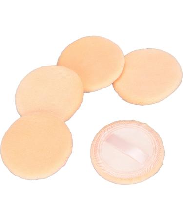 ACOGEDO Soft Makeup Puff Set of 5 Soft Texture and Good Powder Hold Three Colors Available Washable Face Powder Plow for Cosmetics ORANGE Orange - Buy Online on GoSupps.com