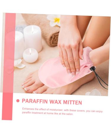 minkissy 2 Pairs Wax Thermal Insulation Gloves Kerotherapy Hand Cover Cracked Heel Socks Spa Wax Warmer Hand Moisturizer Gloves Hand Treatment Mitt Plush Keep Warm Work French - Buy Online on GoSupps.com