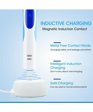Oral B Electric Toothbrush Charger Replacement - Braun 3757 UK Plug Adaptor Charging Base - Compatible with Most Oral B Toothbrushes - Vitality Travel Charger - Inductive Model 3757 - Buy Online on GoSupps.com