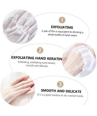 Beatifufu 2 Pairs Hand Peeling Hand Cover Hand Care Supplies Nicotinamide Hand Spa Mask Moisturizing Gel Socks Hand Moisturizer Gloves White Non-Woven Fabric Nourish Cat Paw - Buy Online on GoSupps.com