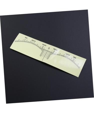 Beavorty 300 PCS transparent stickers eyebrow stencil positioning microblading measuring tool ruler seal - Buy Online on GoSupps.com