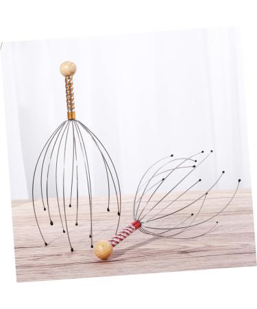 Buy Minkissy 12-Piece Massage Device Set | Scalp & Shampoo Scrubber Tool for Ultimate Relaxation | Manual Hair Crubber & Steel-Wood Massage Tools | International Shipping Available - Buy Online on GoSupps.com