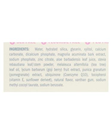 Buy Schmidt's Jasmine & Spearmint Toothpaste 4.7 Oz - Natural Freshness & Whiteness - Buy Online on GoSupps.com