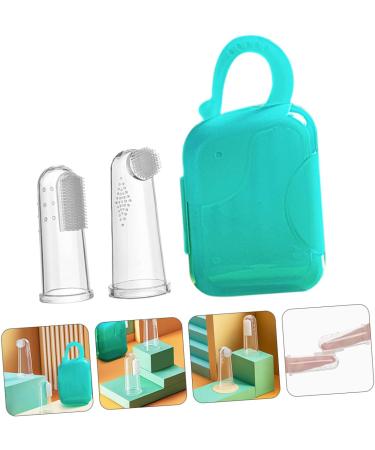 Frcolor Toddler Finger Toothbrush Set - Gentle Oral Care for Kids | Effective Finger Tooth Cleaners for Healthy Smiles - Buy Online on GoSupps.com