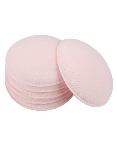 VECES 6Pcs Cotton Nursing Pads Contoured Reusable Breast Breastfeeding Pad Ultra Soft Absorbent Washable Breast Feeding Pads Leak Proof Mats for Nursing Mothers