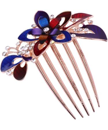 DOITOOL Jewelry Hair Comb Gold Hair Clips Bridal Hair Clip Fashion Jewelry for Women Wedding Hair Clip Hair Teasing Comb Retro Decor Vintage Decor Hair Ornament Accessories Women's Crystal - Buy Online on GoSupps.com