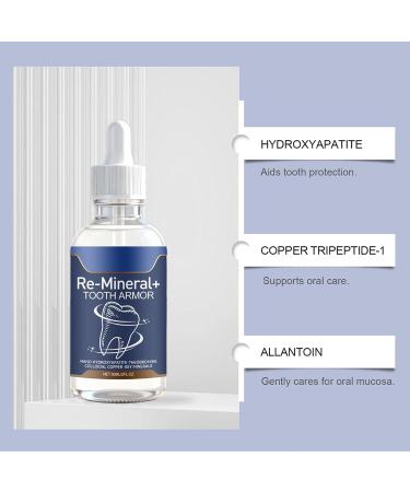Dental Repair Liquid | Refreshing Health Solution 60ml Dental Enamel Drops for Caries Cleaning Health Repair Hygiene Enamel Protection - Buy Online on GoSupps.com