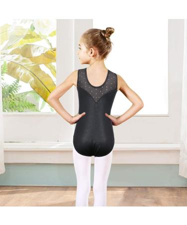 BAOHULU Girls Gymnastics Leotard | 7-8 Years | Sequin Black | Practice Outfit - Buy Online on GoSupps.com