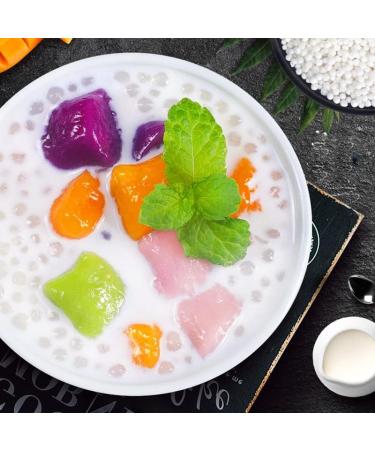 Small sago coconut milk sago dew sago grains raw mango fruit ingredients milk tea dessert ingredients14.1oz/400g - Buy Online on GoSupps.com