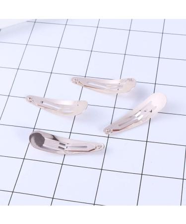 50Pack Hair Barrettes Hair Clips No Slip Metal Hair Snap Clips for Girls and Women 2 Inch/ 50mm (Rose Gold) - Buy Online on GoSupps.com