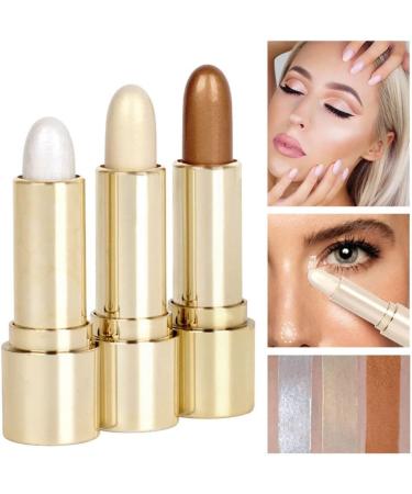 Highlighter Stick Makeup Brightens Shades Pencil Face Shaping Trimming Stick 4.7g Style1 Beauty tools 1# - Buy Online on GoSupps.com