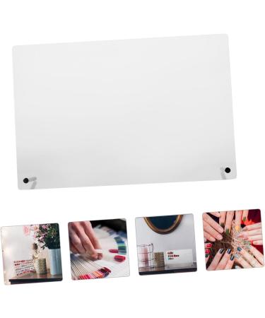 Housoutil 1 Set Nail Display Board Nail Art Tips Chart Display Strips Nail Tip Display Board Acrylic Display Risers Nail Color Card Display Board Sample Display Stand Stainless Steel Bracket - Buy Online on GoSupps.com