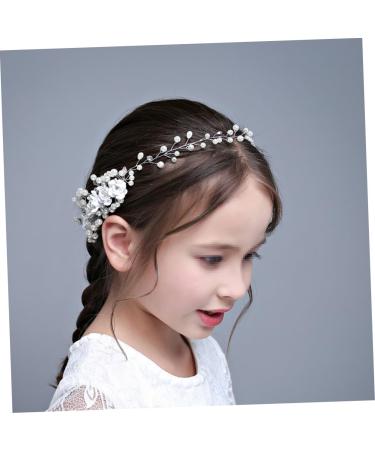 minkissy Accessories hair accessories bridal headpiece flower hair accessories hair accessories for bridal hair accessories bridal comb bridal headdress catwalk bride white issue Kids - Buy Online on GoSupps.com