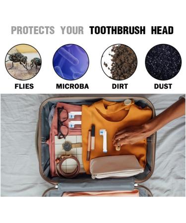 Ustnir Transparent Electrical Toothbrush Head Covers | Dustproof & Portable Travel Covers | Colorful Plastic Hygiene Solutions - Buy Online on GoSupps.com