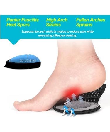 Compression Arch Support Sleeves for Plantar Fasciitis - Cushioned Orthotic Relief for Flat Feet & Achy Feet - Men & Women - Buy Online on GoSupps.com