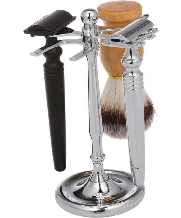 Balacoo Stainless Steel Shaving Brush Holder & Razor Rack - Wall-Mounted Mustache Brush & Razor Storage with Strong Adhesive Dual Bracket Design - Buy Online on GoSupps.com